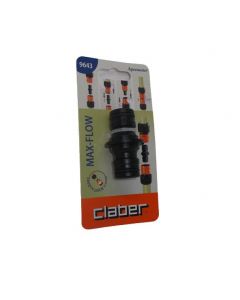 Conector de 2 vías Claber 9643 Max-Flow