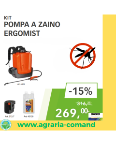 Kit de bomba de mochila ERGOMIST STOCKER Promoción del tratamiento de setos