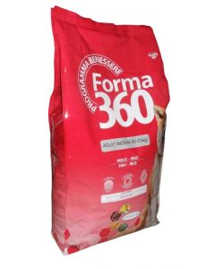 Forma360 Perro pescado y arroz mediano adulto 12 kg.