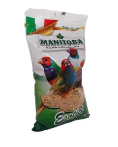 Pienso completo para aves exóticas Manitoba 1 kg.