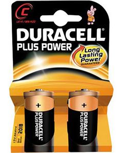 DURACELL HALF-TORCH LR14 PILAS 2 UDS.