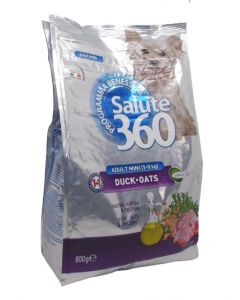 Salute360 Perro Adulto mini pato y avena 800 g.