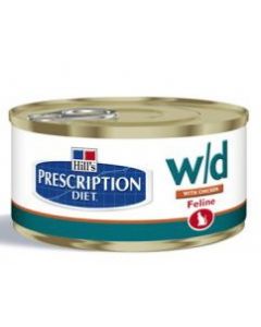 HILL' PRESCRIPTION DIET FELINE W/D UMIDO CAN GR.156 piezas