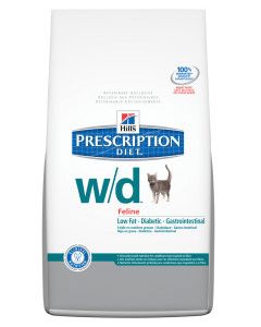 HILL'S PRESCRIPTION DIET Croquetas Gato W/D 300 gr.