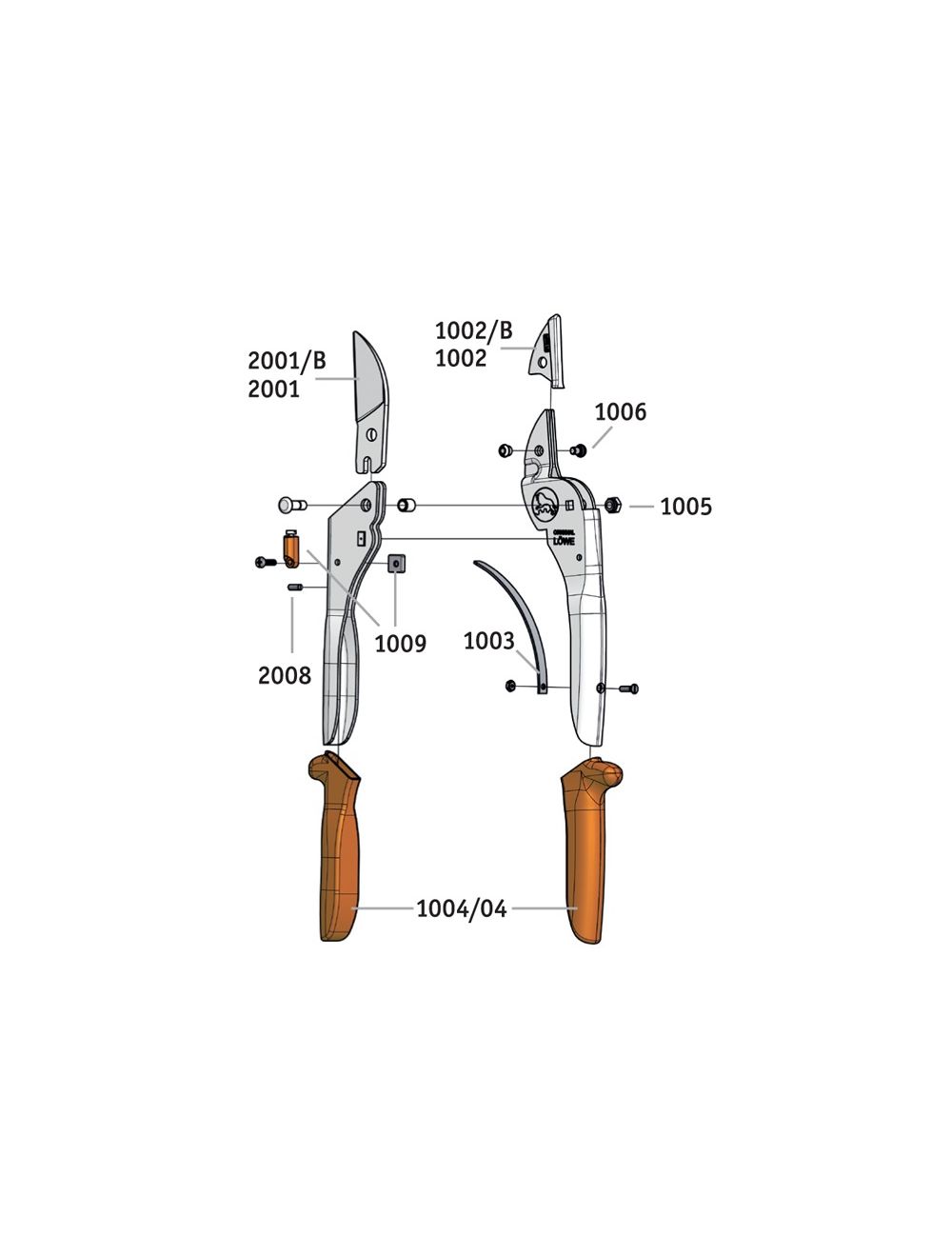 Recambios lowe 2 tijeras