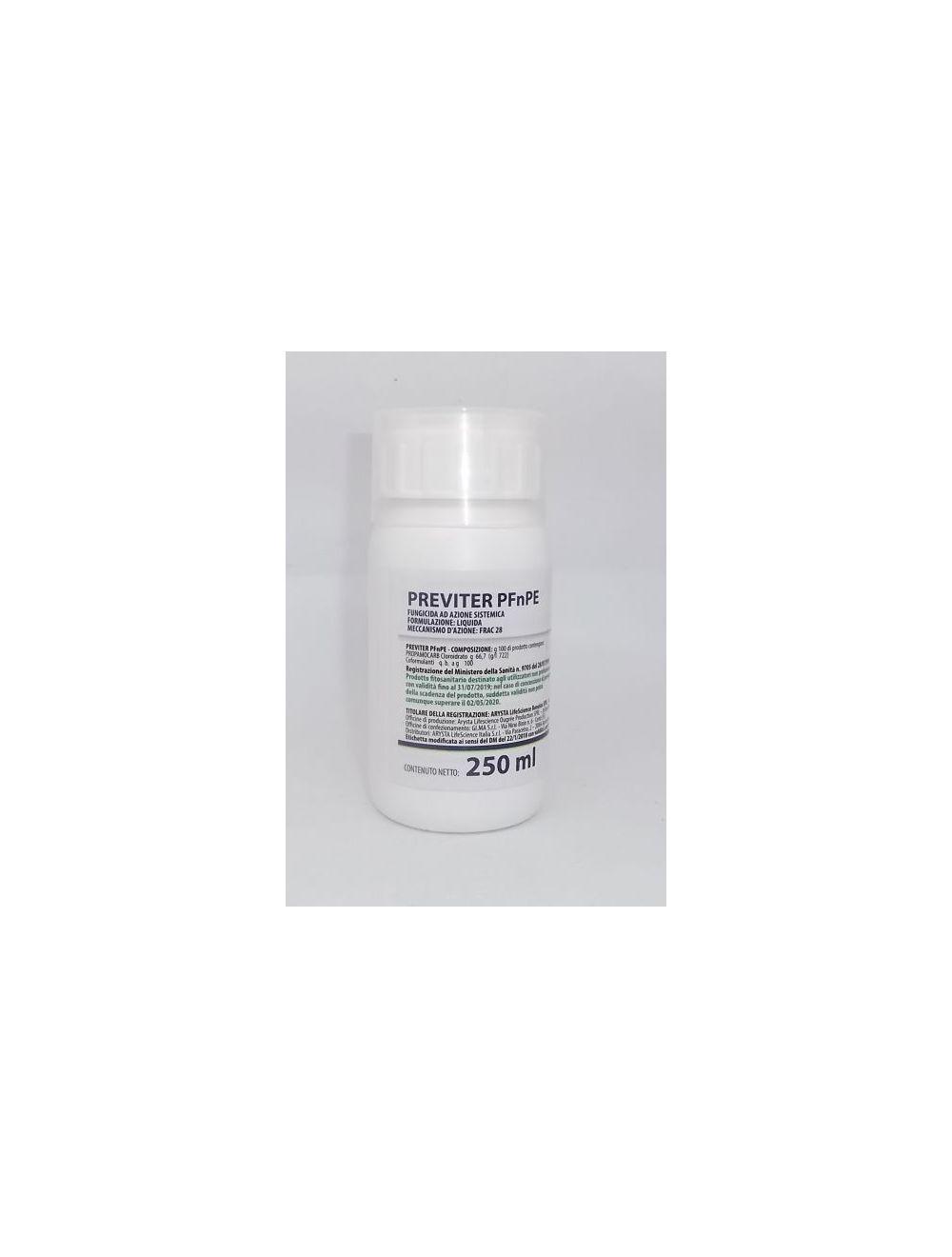 Previter fungicida 250 ml.